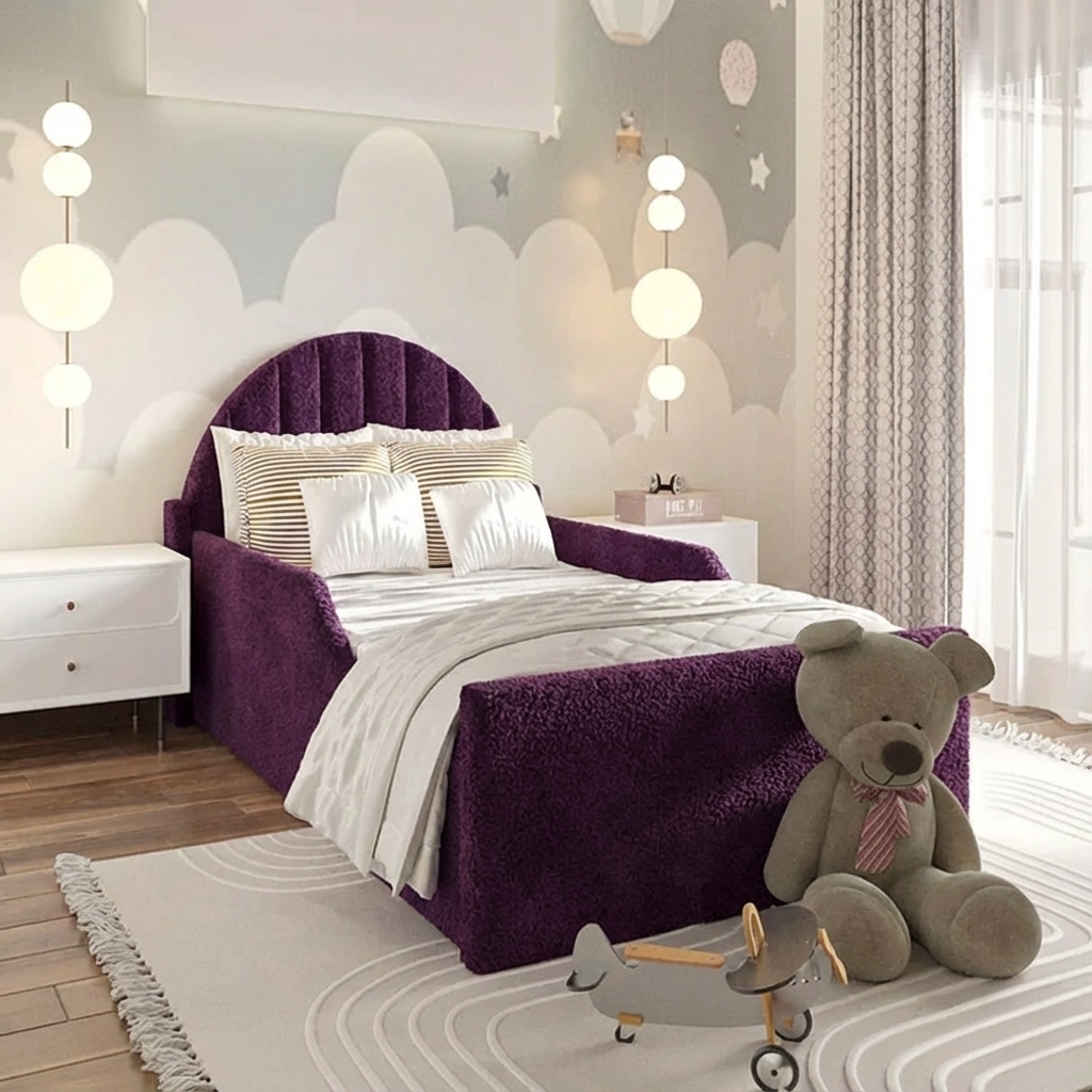 Plush Velvet Burgundy