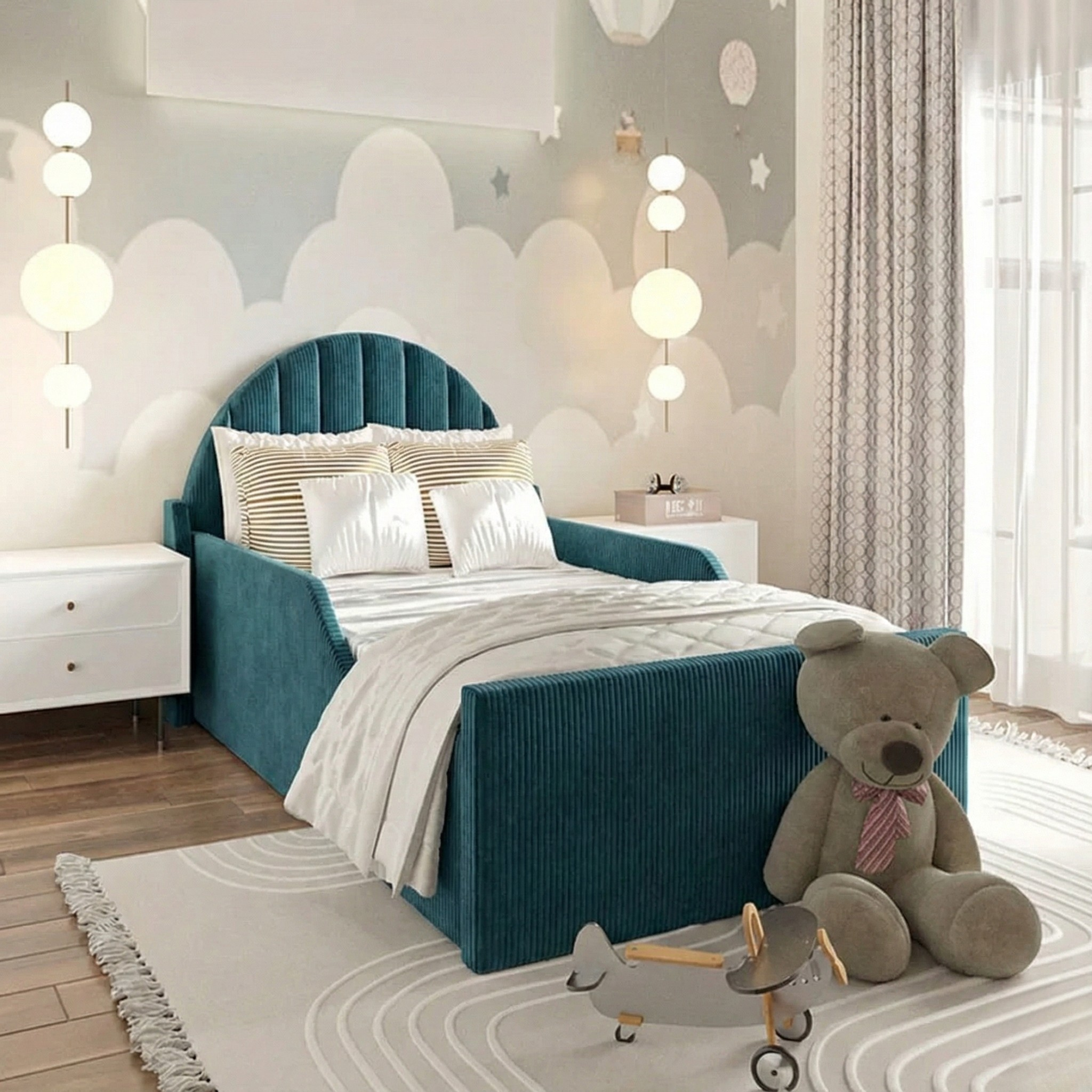 Plush Velvet Midnight Blue