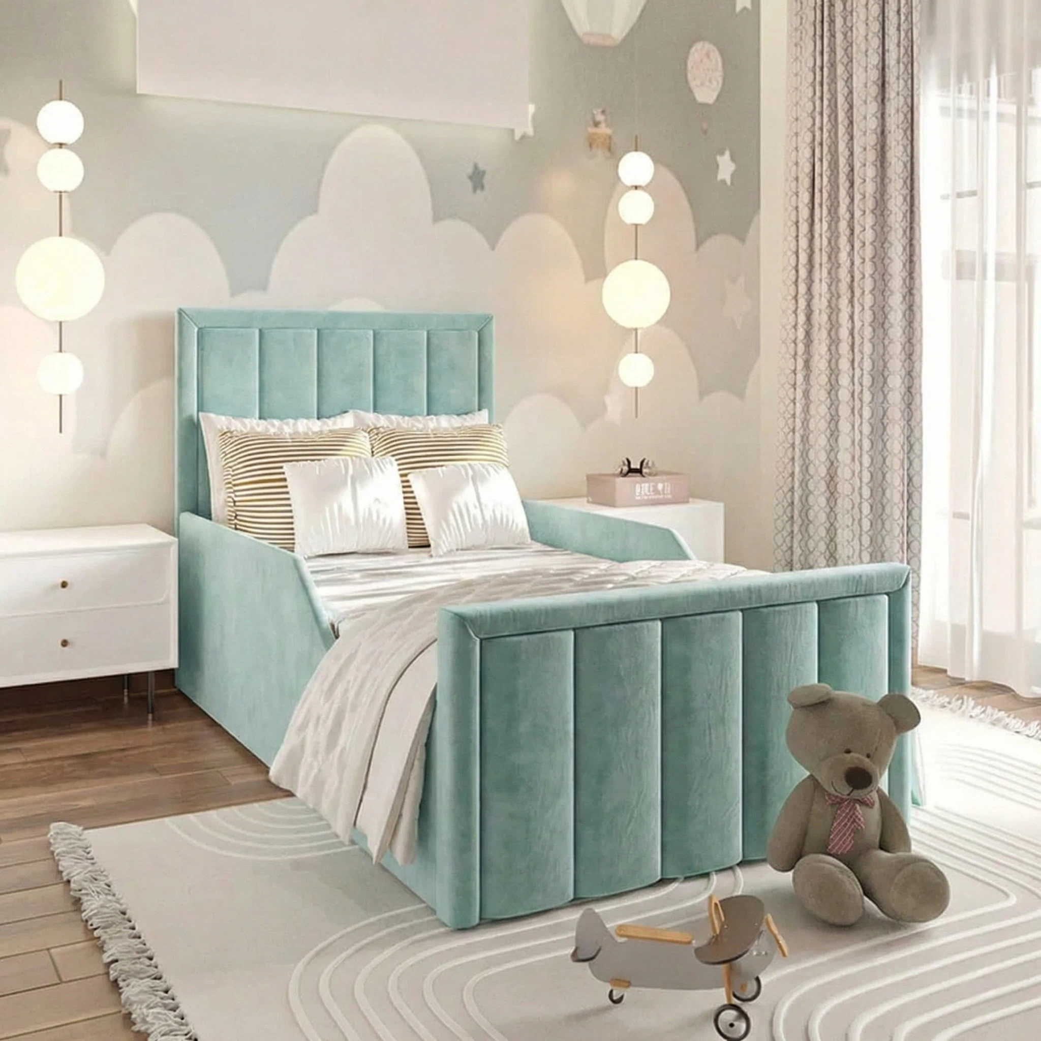 Plush Velvet Seafoam