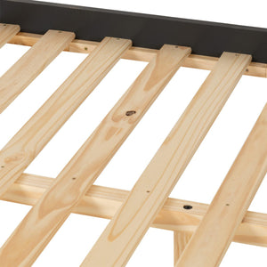 Neptune Triple Sleeper Bunk Bed - Grey/Oak Effect