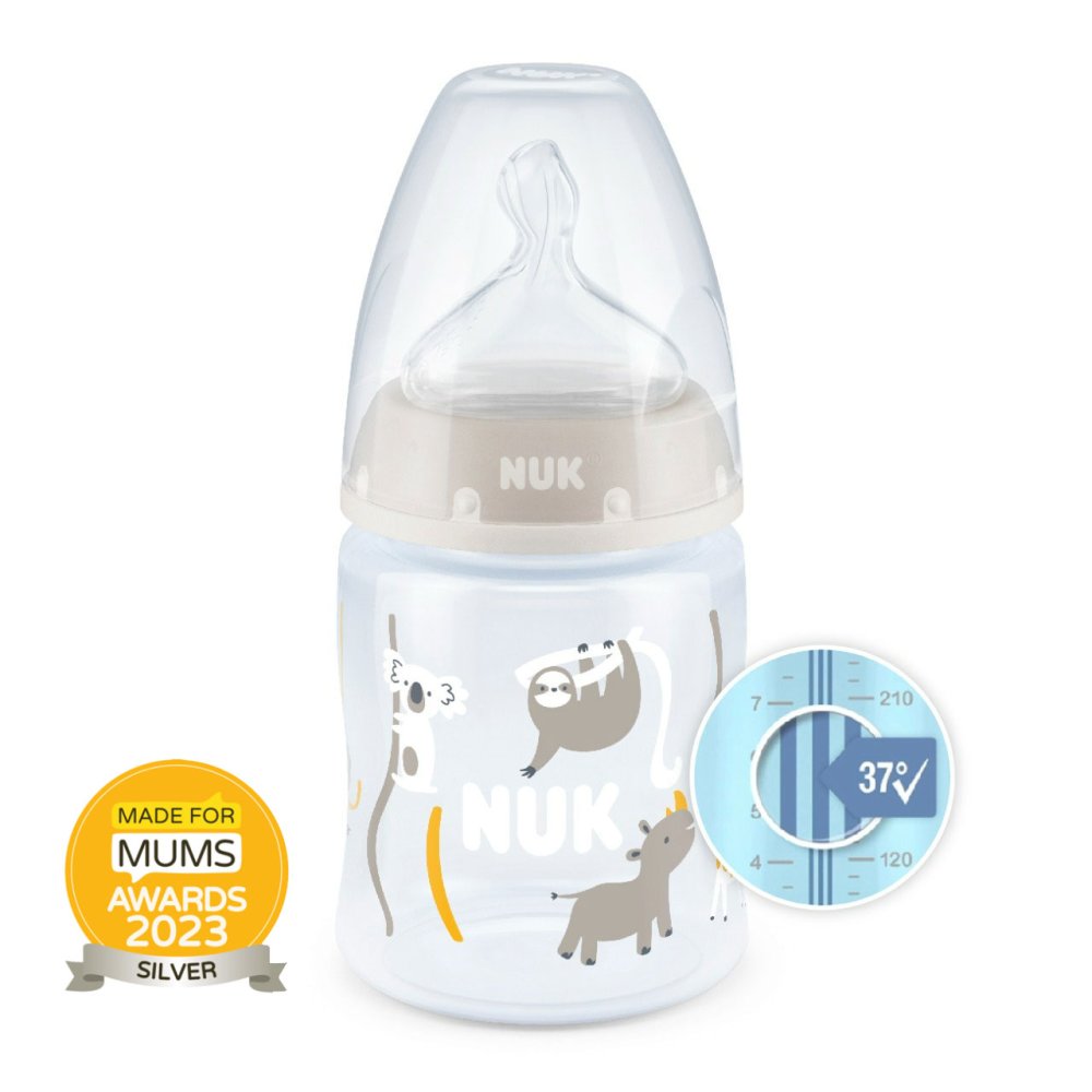 NUK 150ml First Choice Temperature Control Bottle Silicone Teat