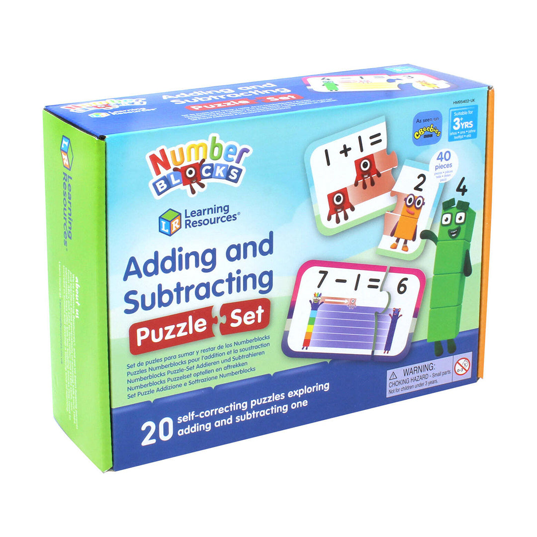 Numberblocks Adding and Subracting Puzzle Set