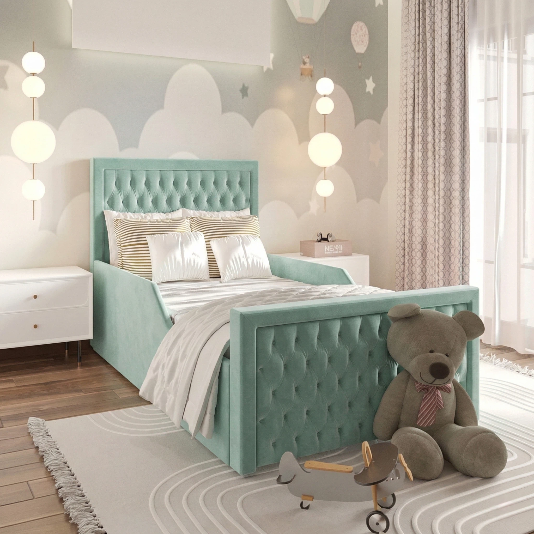 Plush Velvet Seafoam