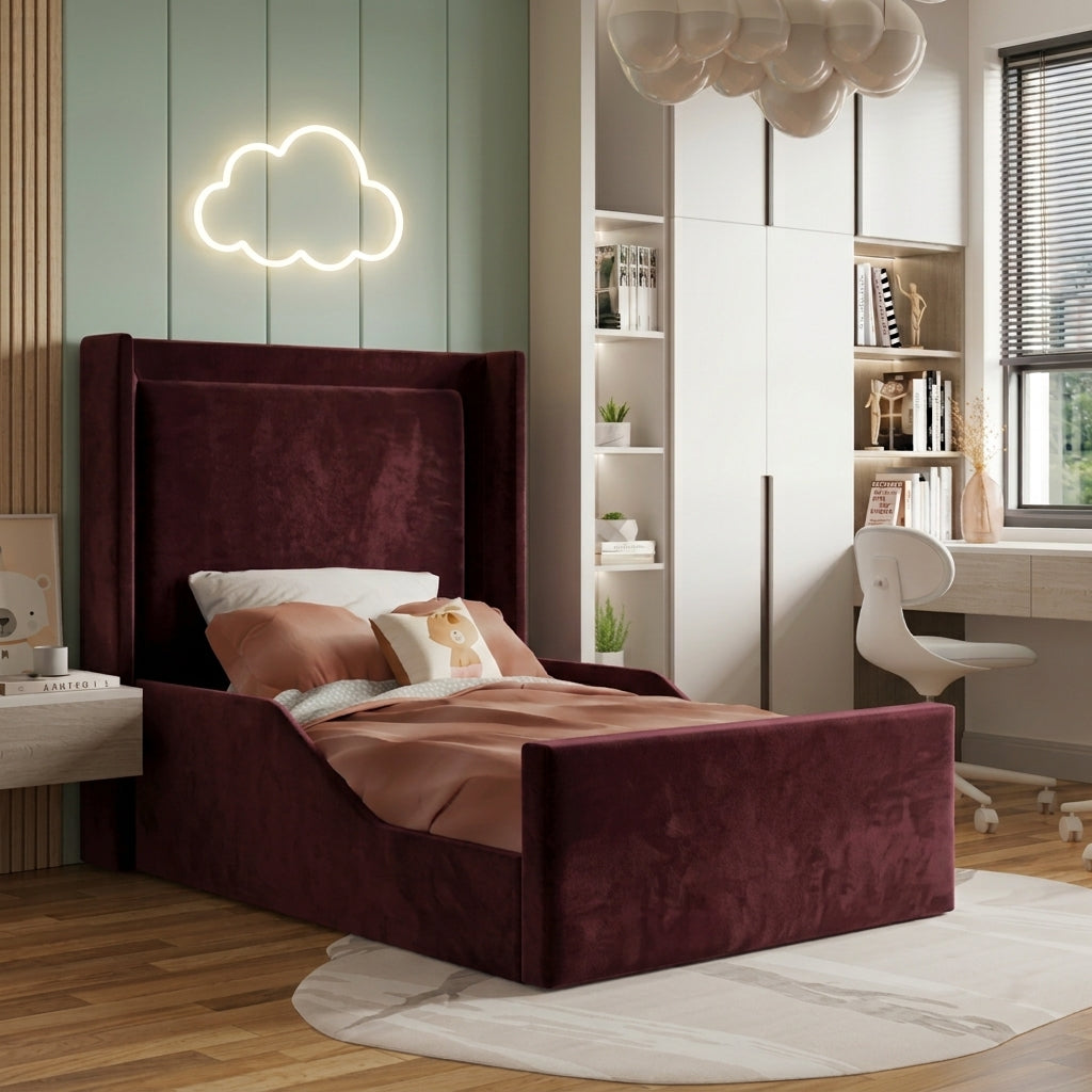 Plush Velvet Burgundy