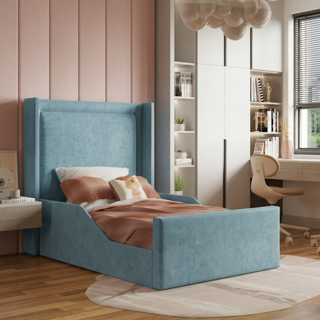 Plush Velvet Ice Blue