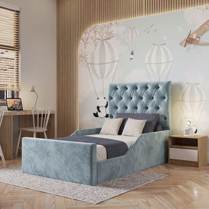 Plush Velvet Ice Blue