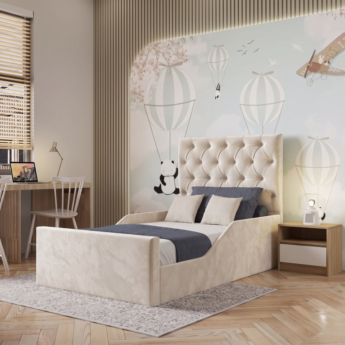 Plush Velvet Ivory