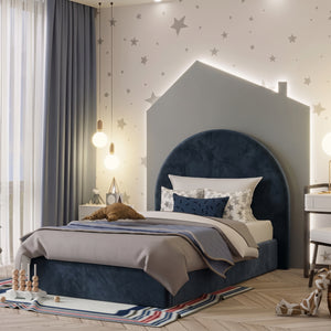 Plush Velvet Midnight Blue