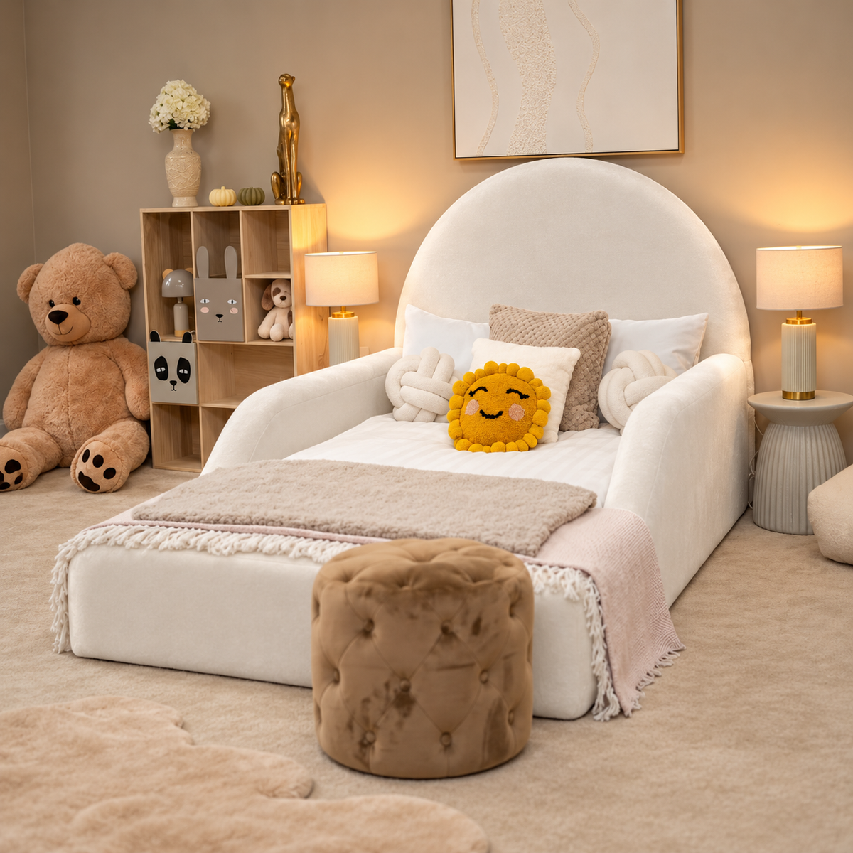 Plush Velvet White