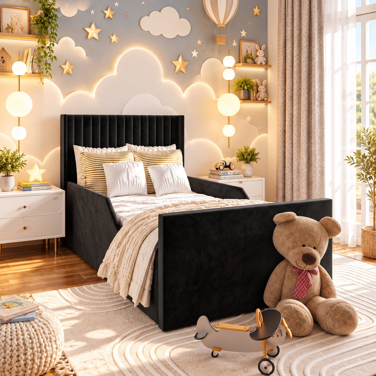 Plush Velvet Black