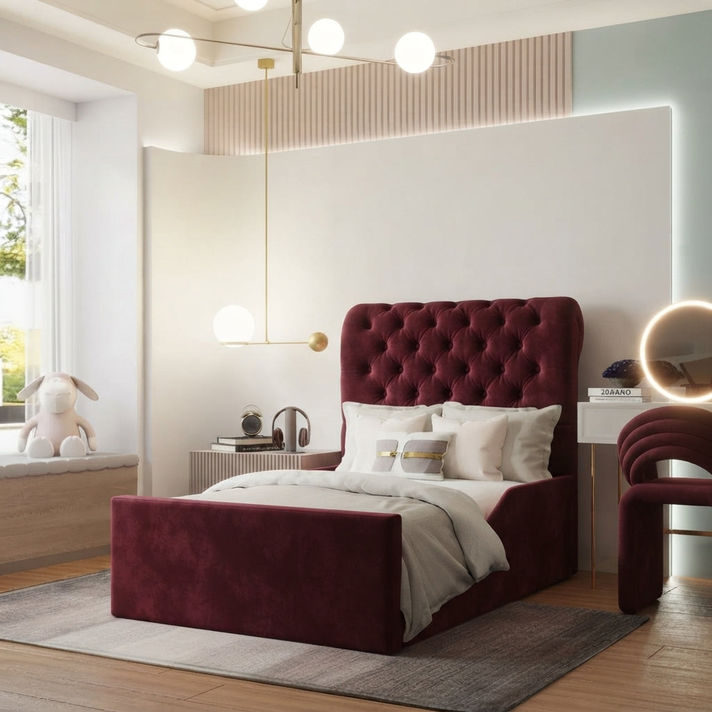 Plush Velvet Burgundy