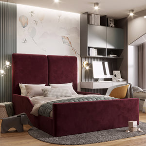 Plush Velvet Burgundy