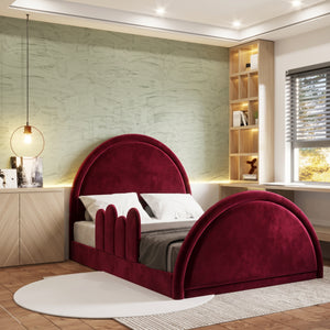 Plush Velvet Burgundy