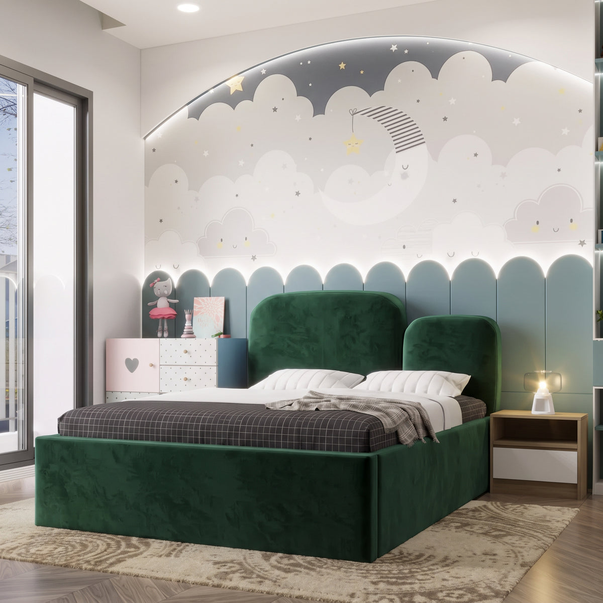 Plush Velvet Green