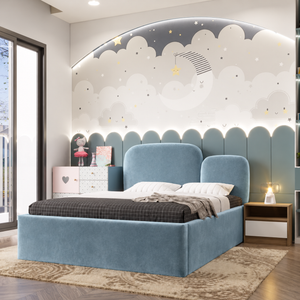 Plush Velvet Ice Blue