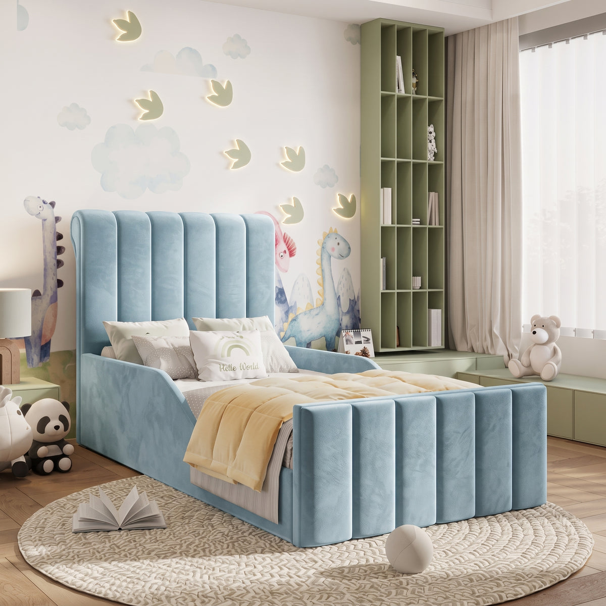 Plush Velvet Ice Blue