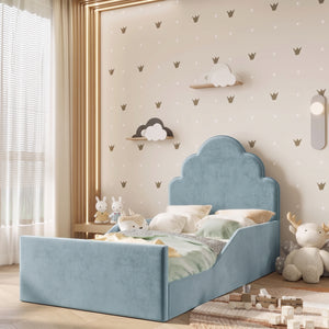 Plush Velvet Ice Blue