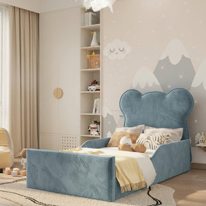 Plush Velvet Ice Blue