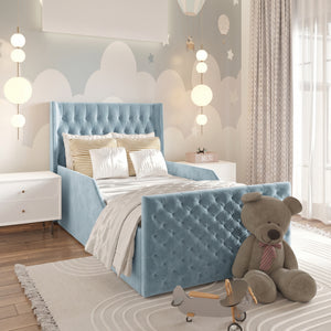 Plush Velvet Ice blue