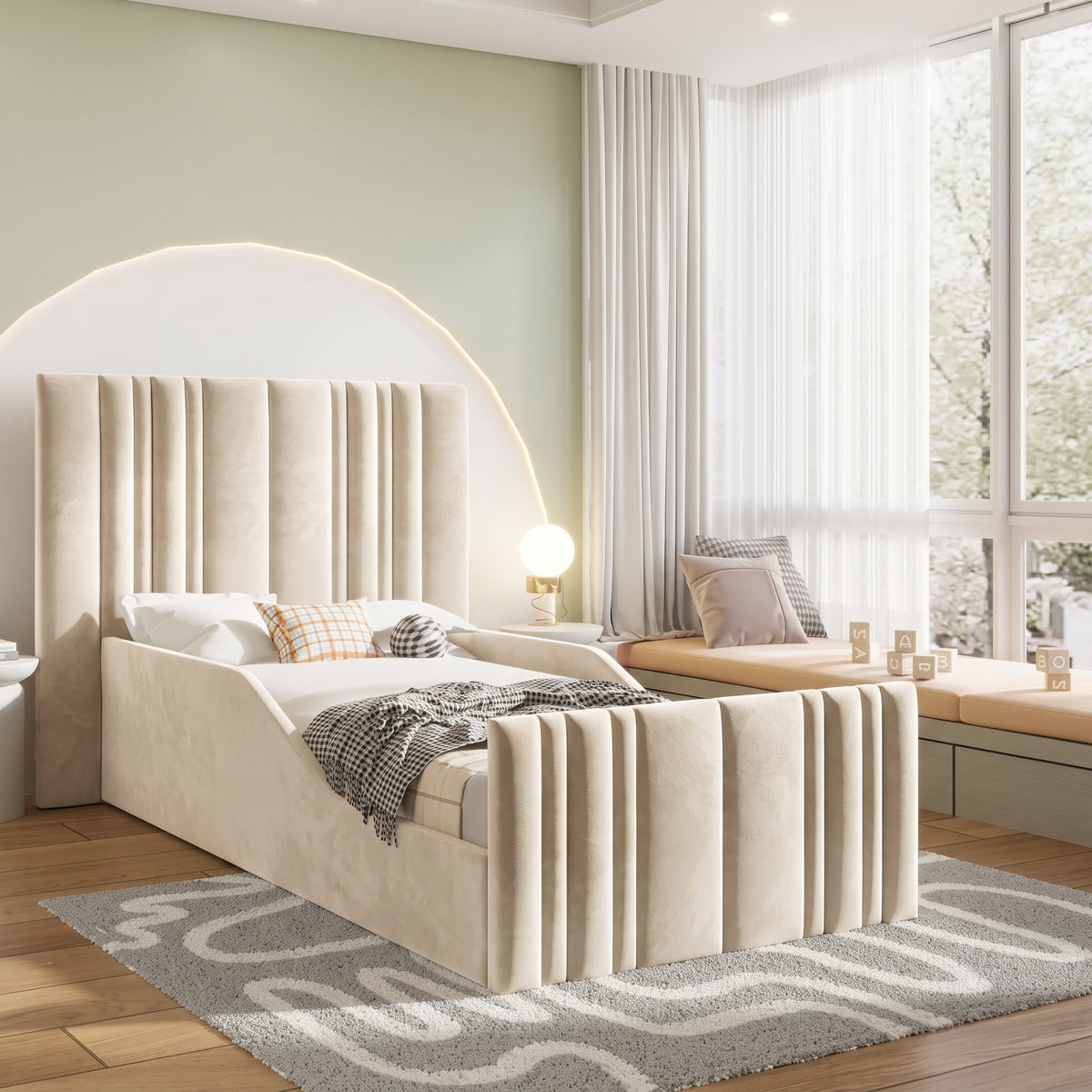 Plush Velvet Ivory