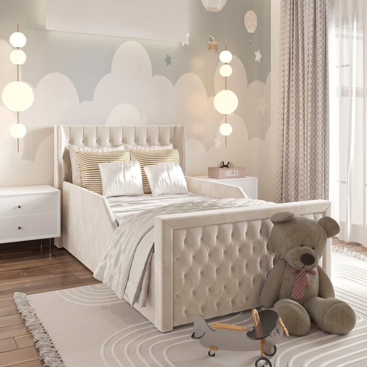 Plush Velvet Ivory