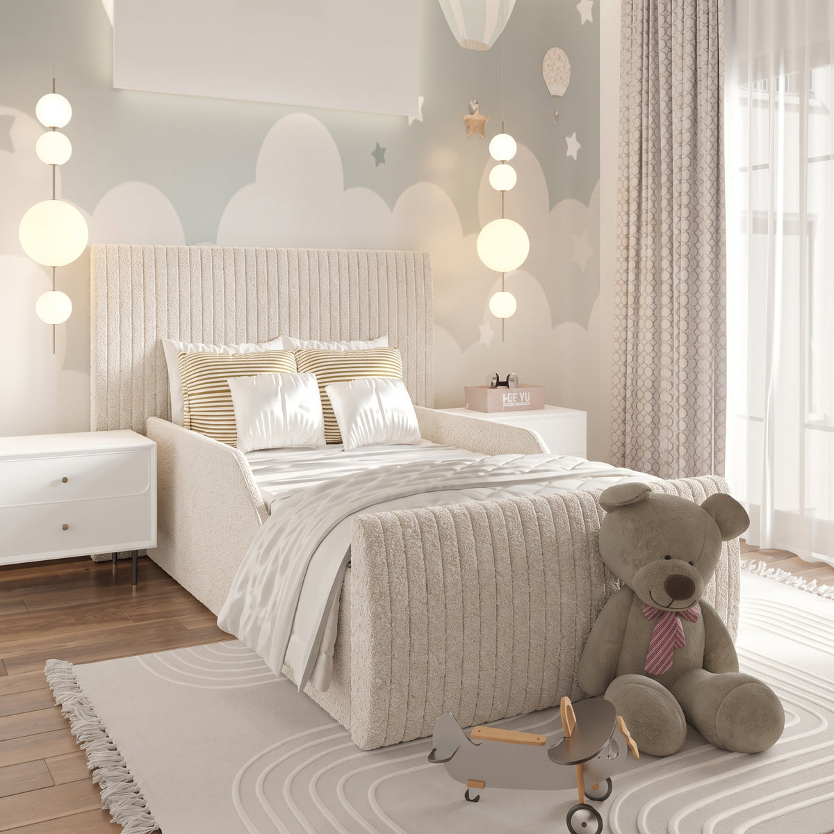 Plush Velvet Ivory
