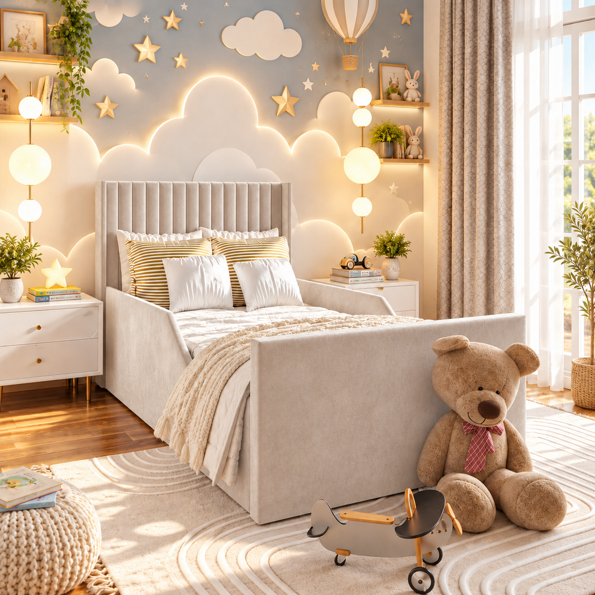 Plush Velvet Ivory