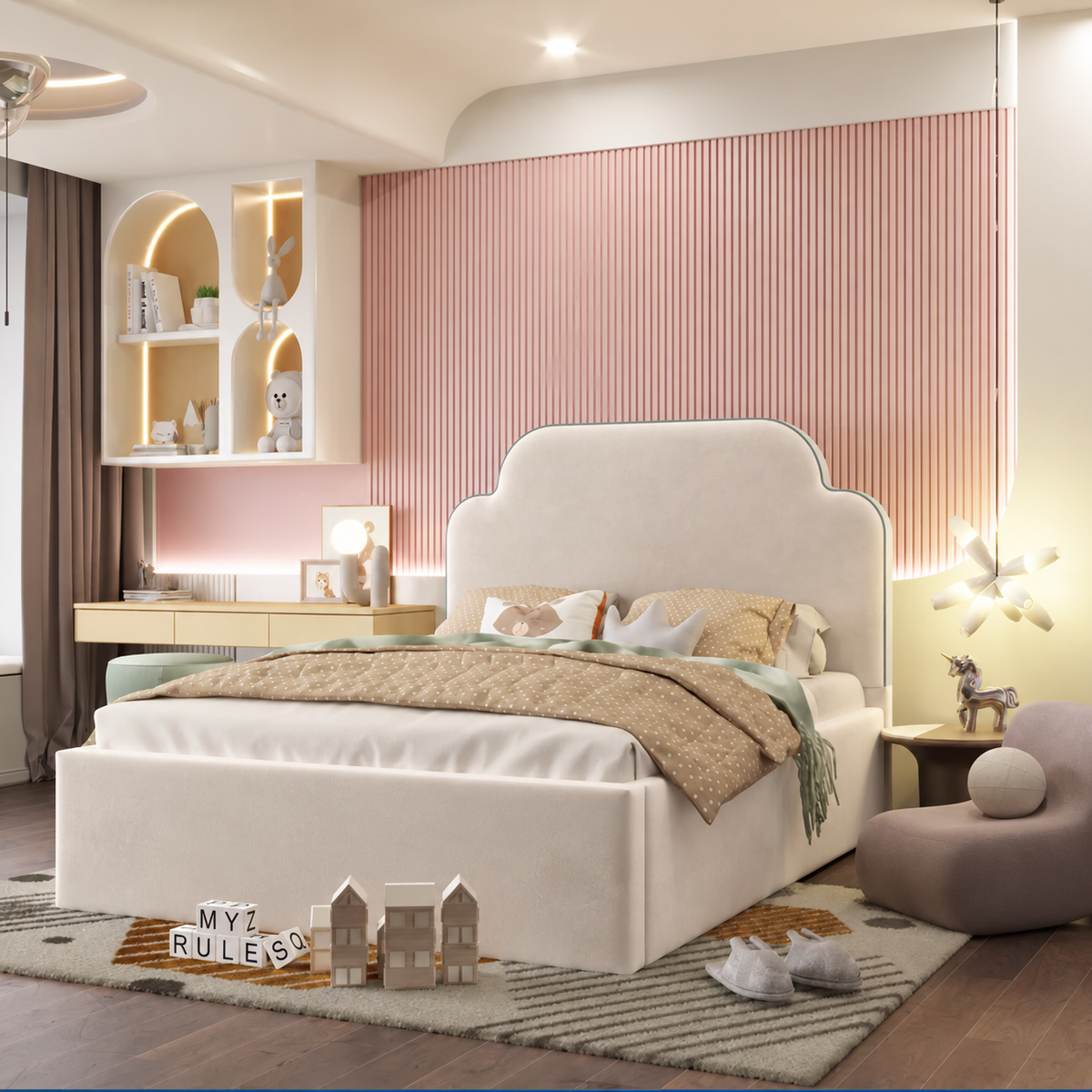 Plush Velvet Ivory