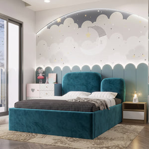 Plush Velvet Midnight Blue