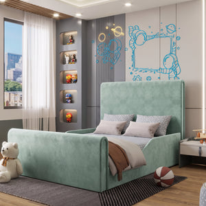 Plush Velvet Seafoam