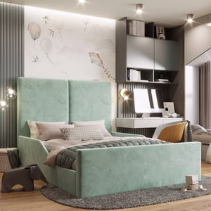 Plush Velvet Seafoam