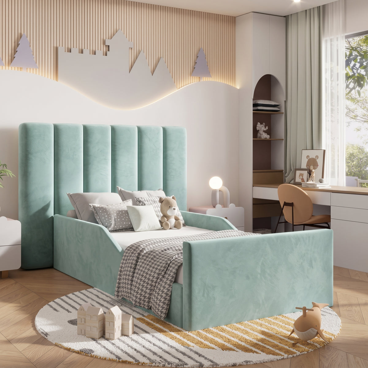 Plush Velvet Seafoam