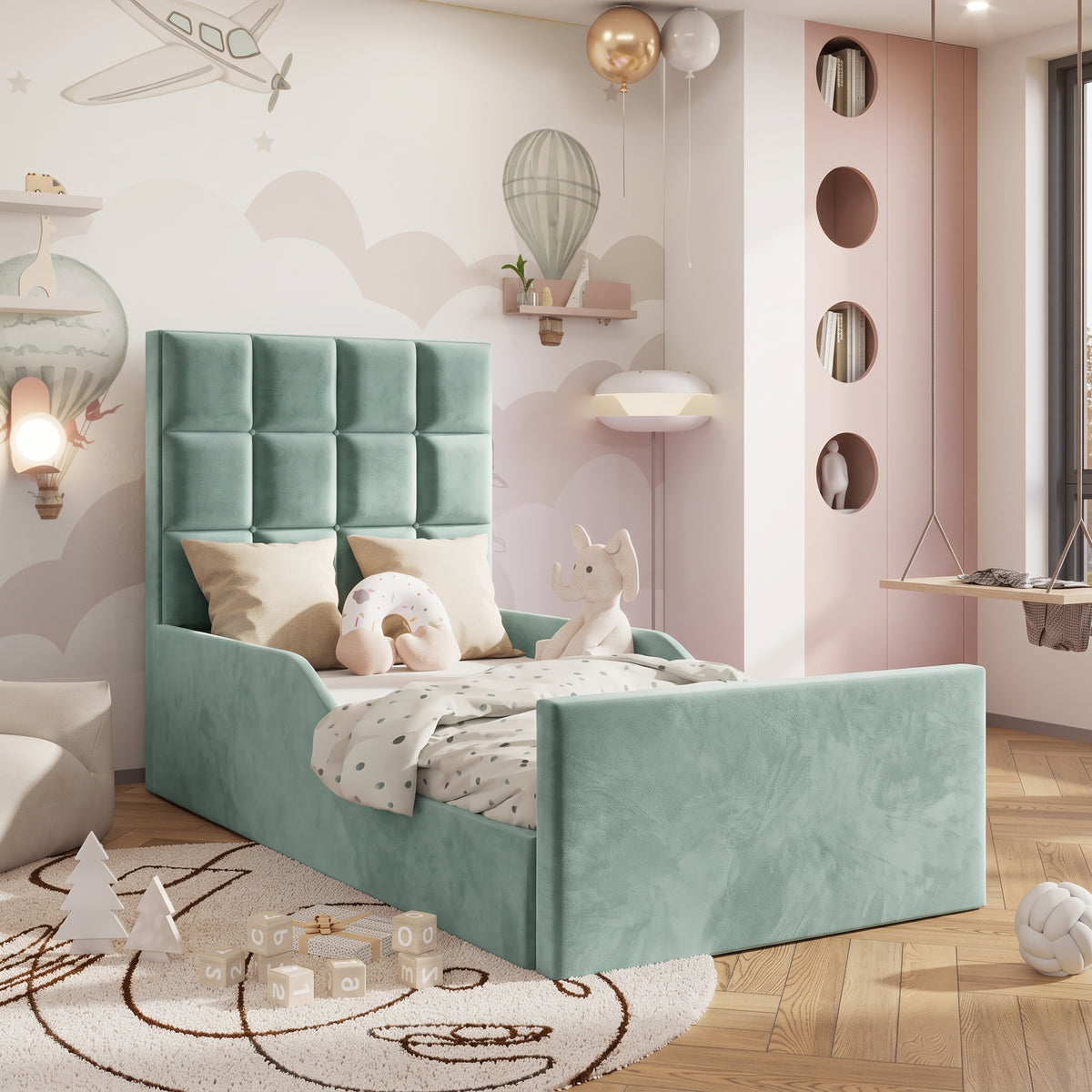 Plush Velvet Seafoam