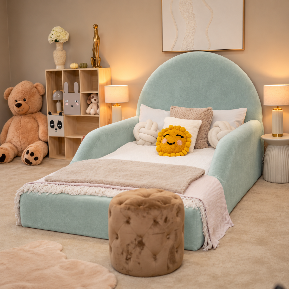 Plush Velvet Seafoam