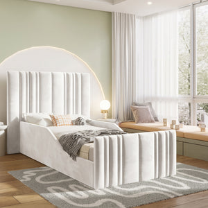 Plush Velvet White