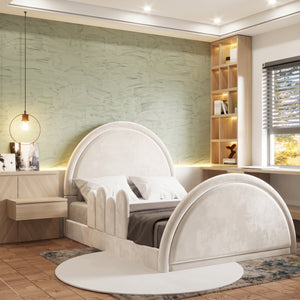 Plush Velvet White