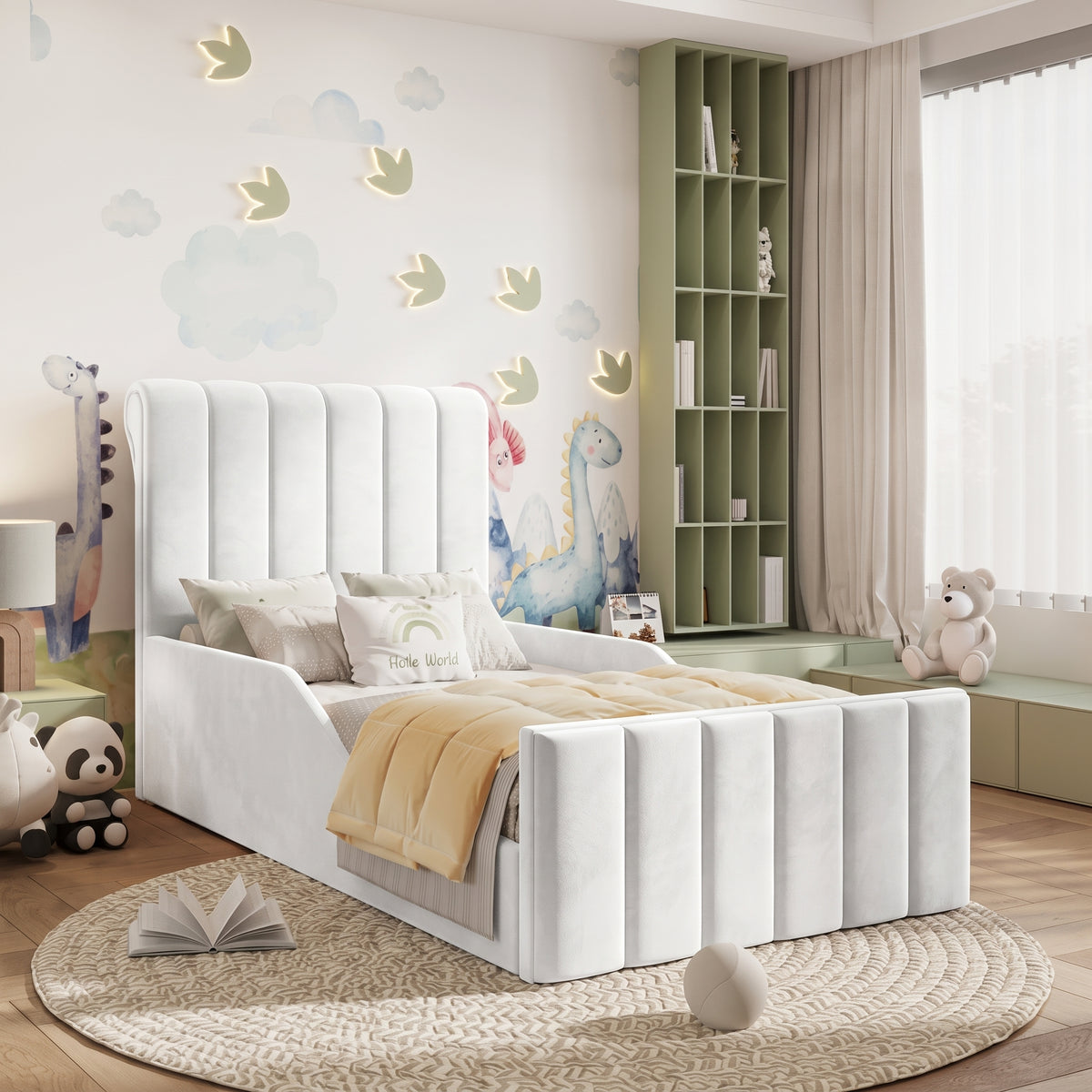 Plush Velvet White