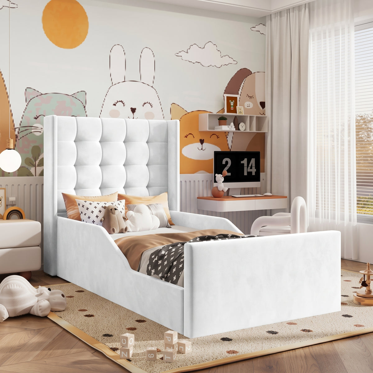 Plush Velvet White
