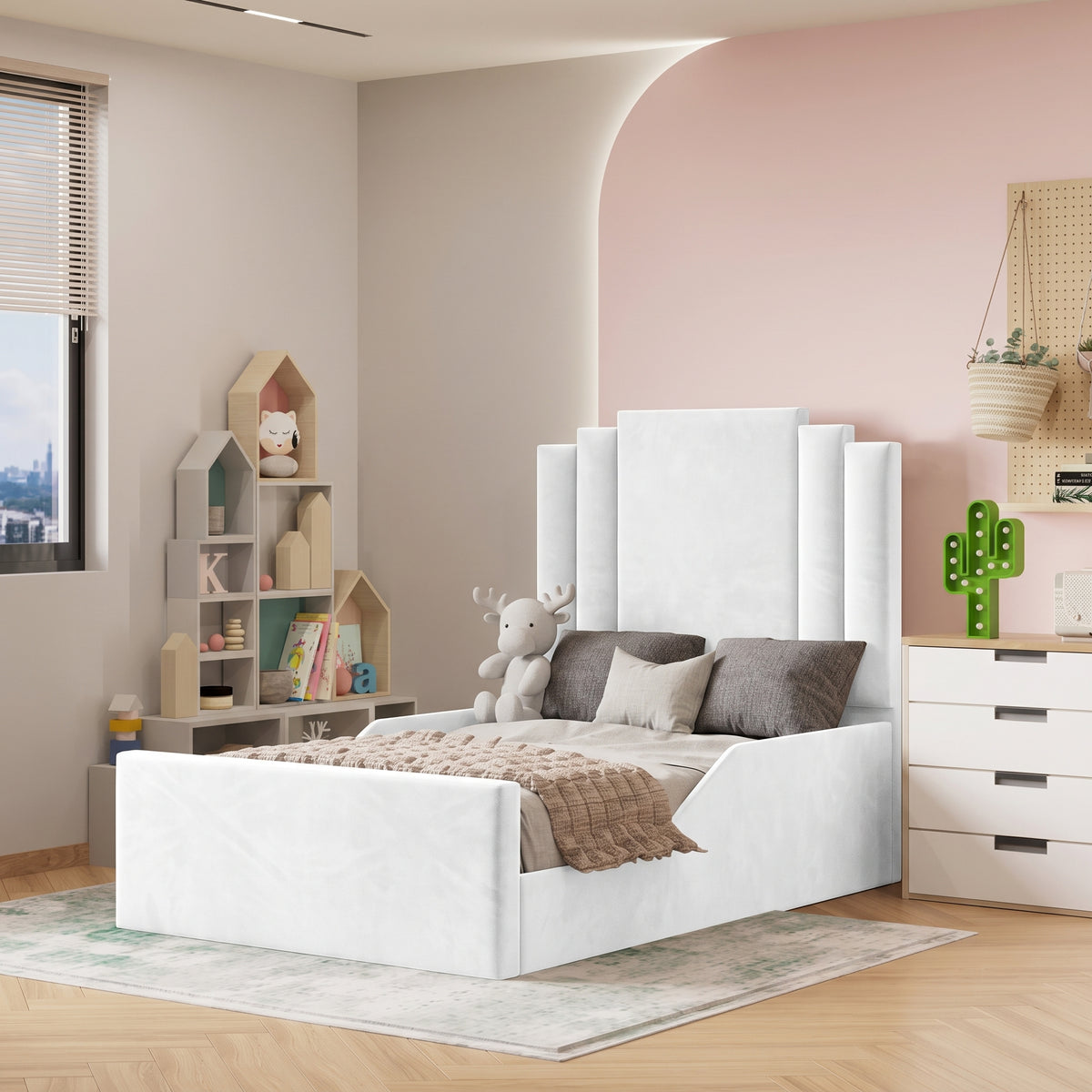 Plush Velvet White