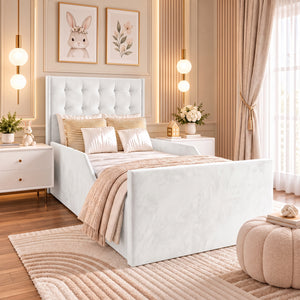 Plush Velvet White