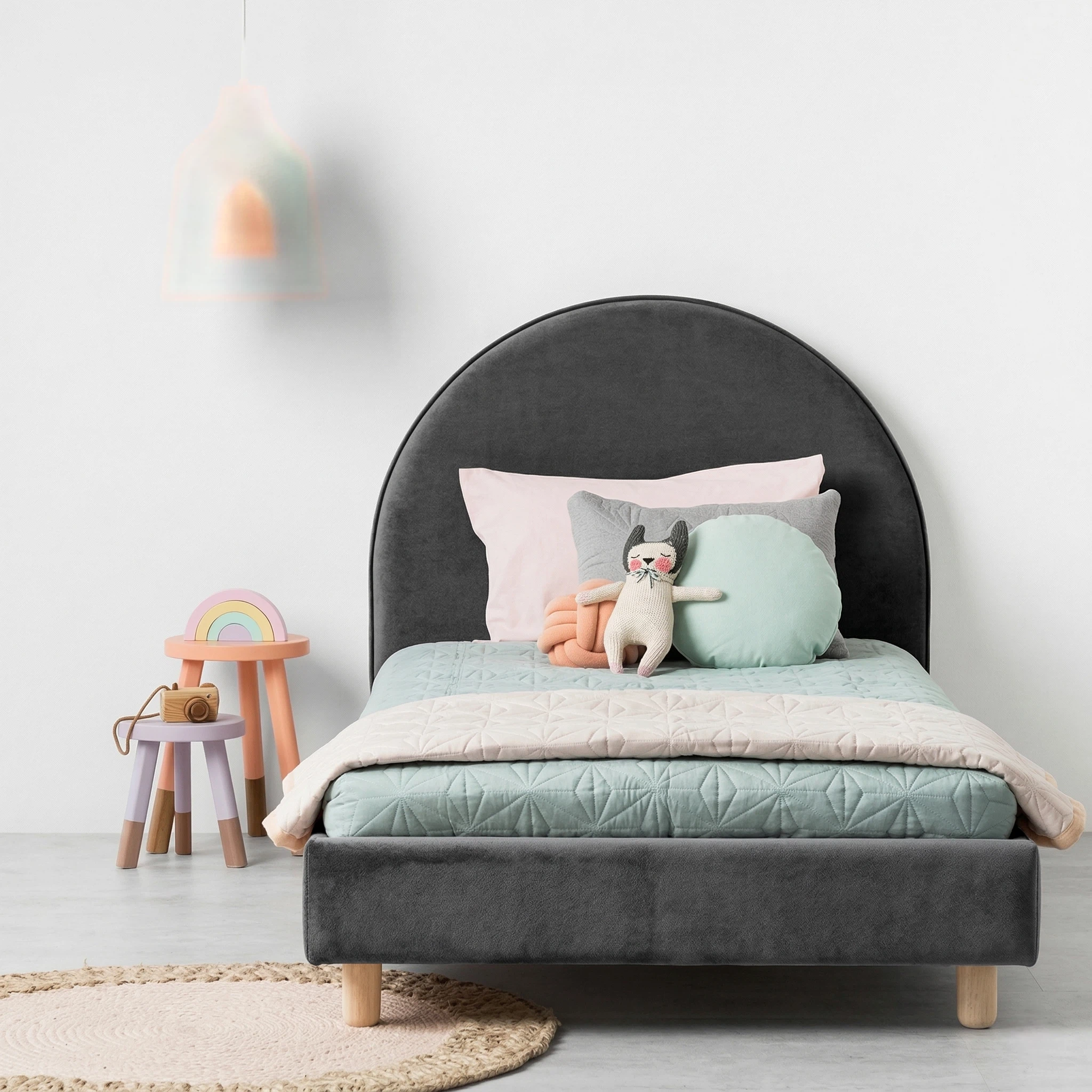 Plush Velvet Charcoal