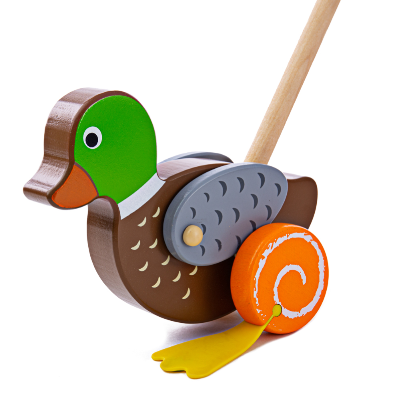 Bigjigs Push Analog Duck