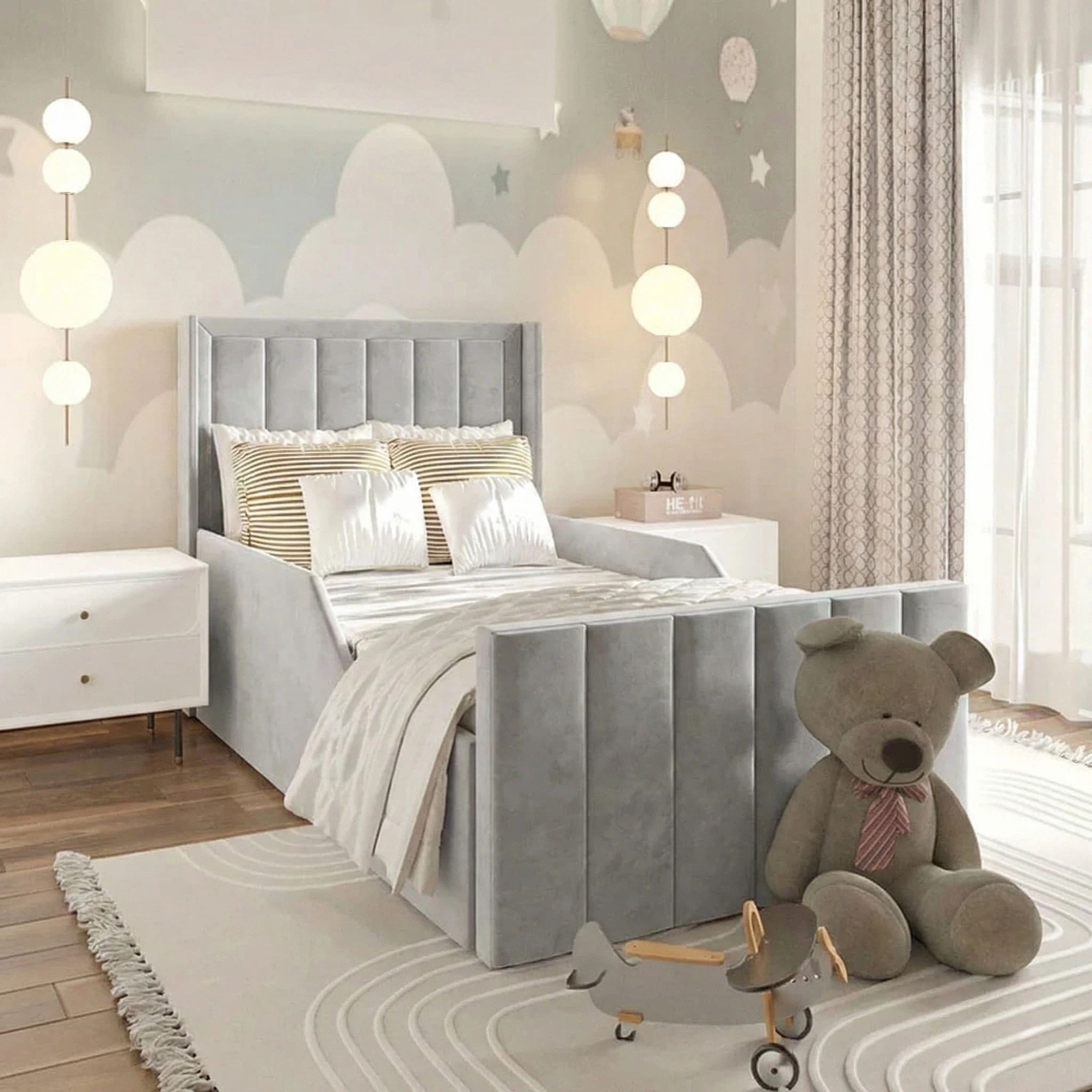 Plush Velvet Silver