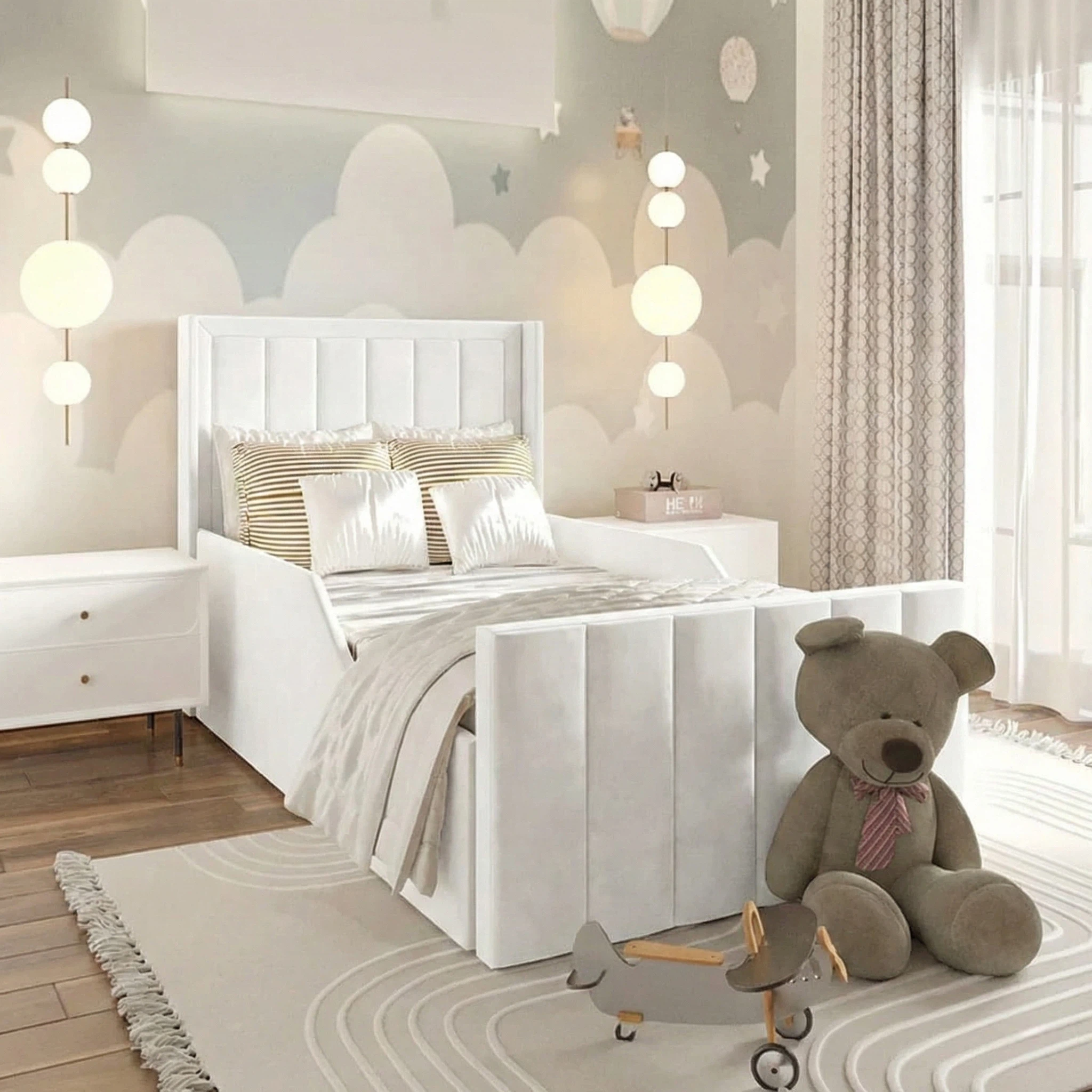 Plush Velvet White