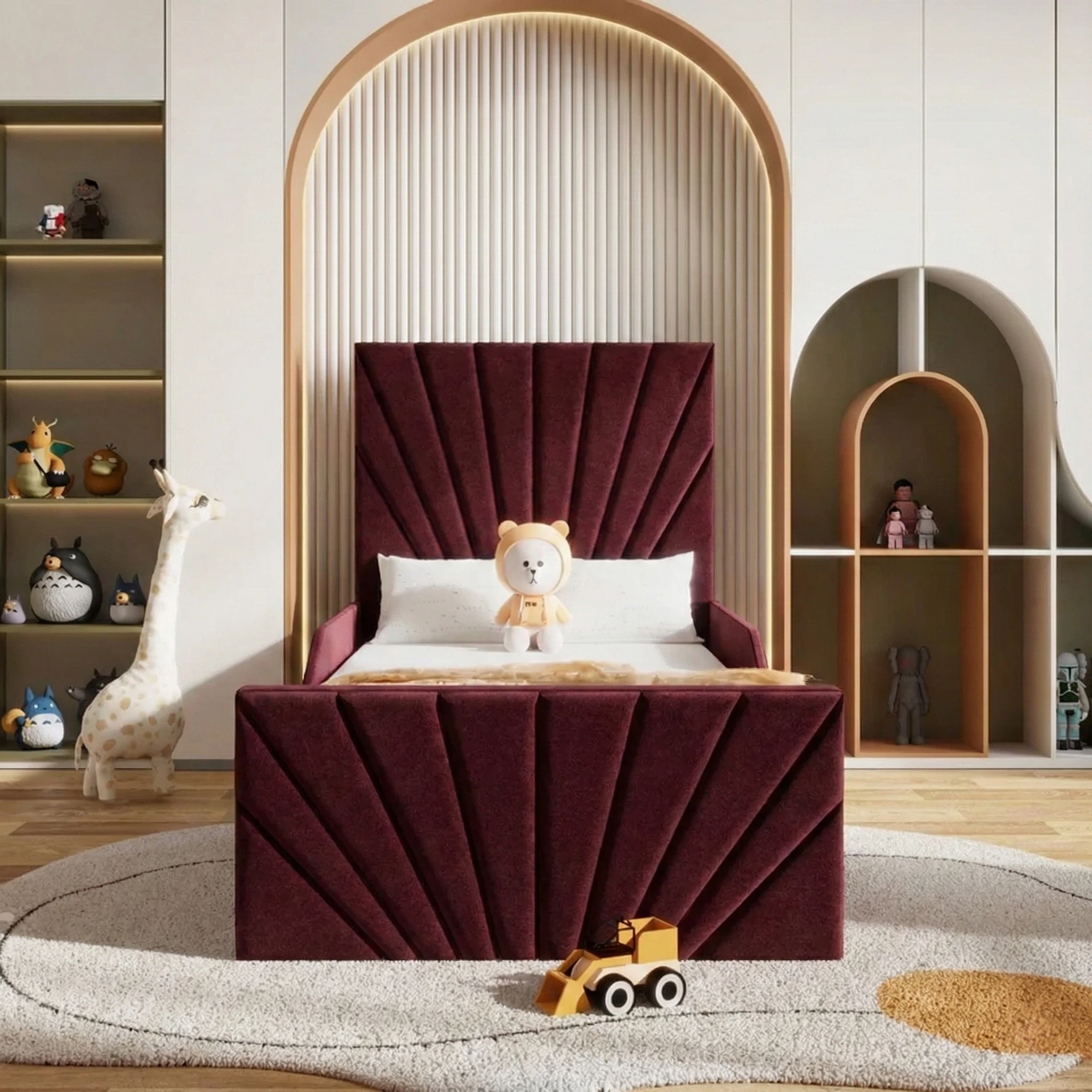 Plush Velvet Burgundy