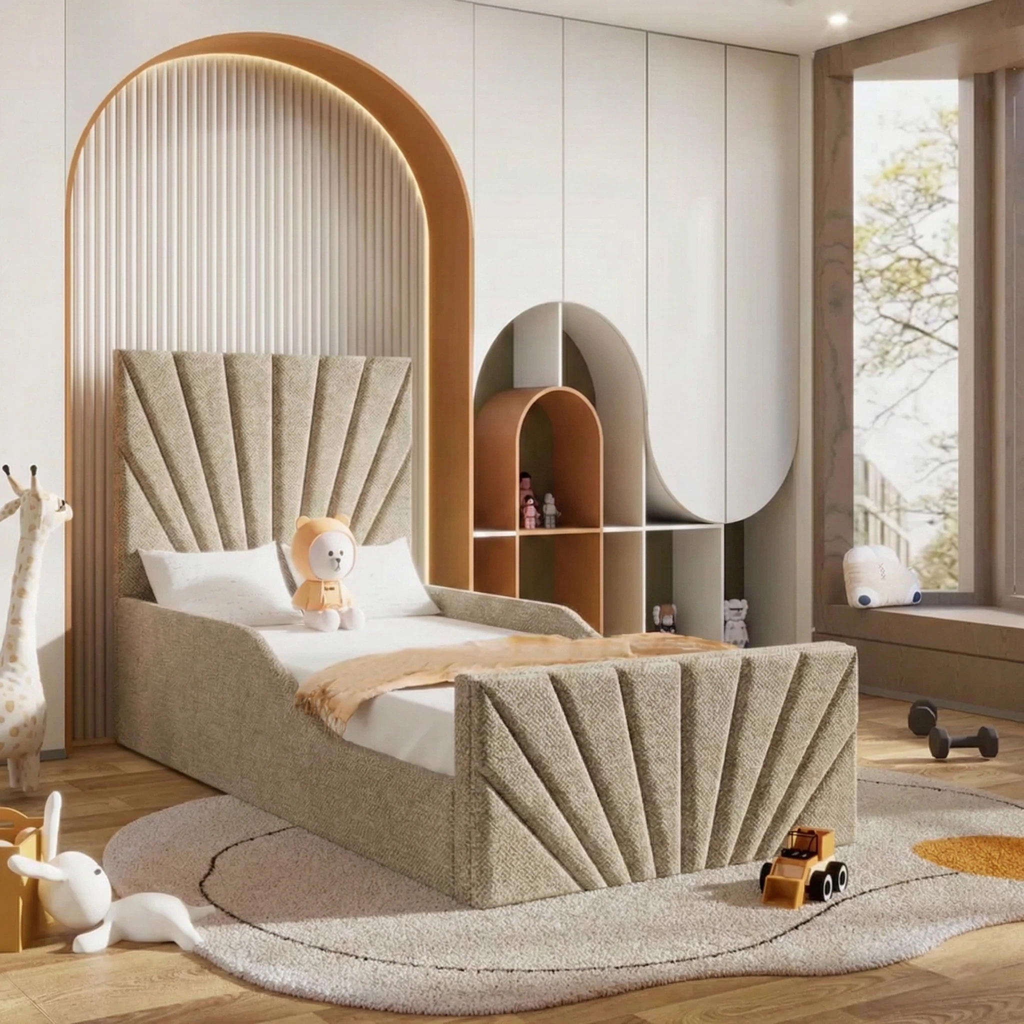 Boucle Warwick Andes Nougat