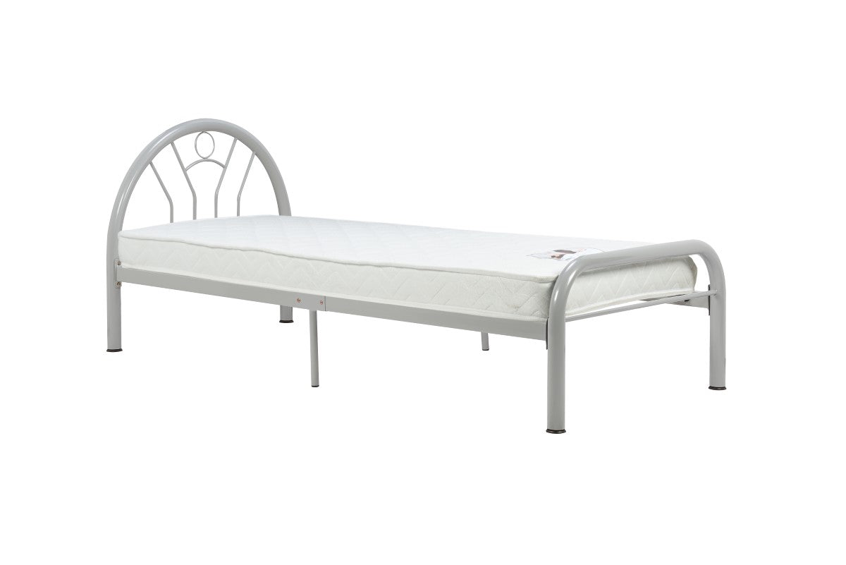 Solo Single Bed Silver