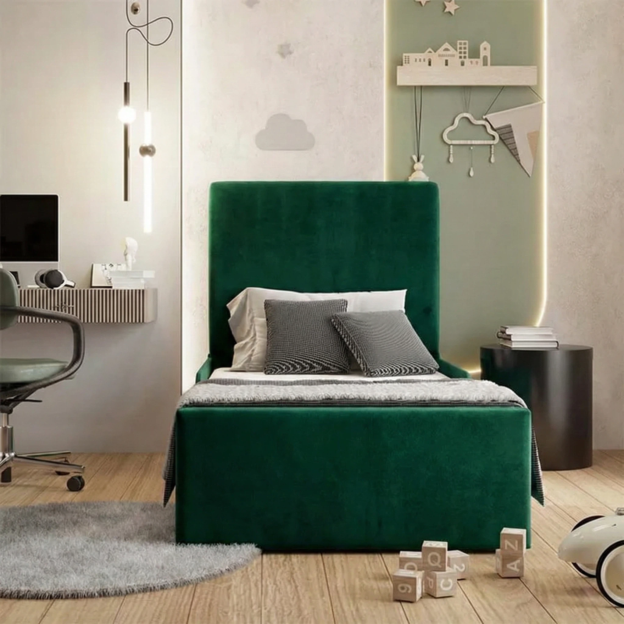 Plush Velvet Green