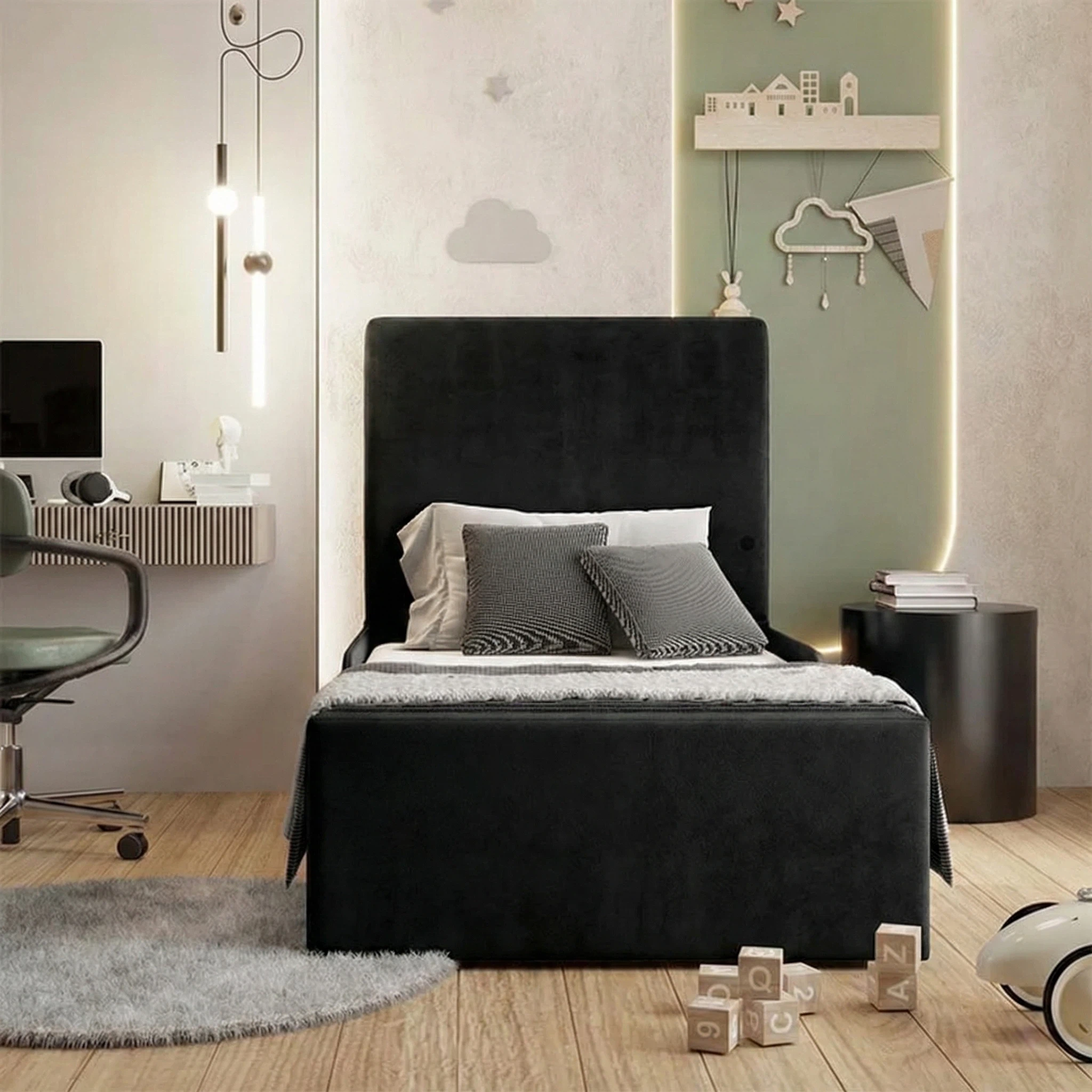 Plush Velvet Black