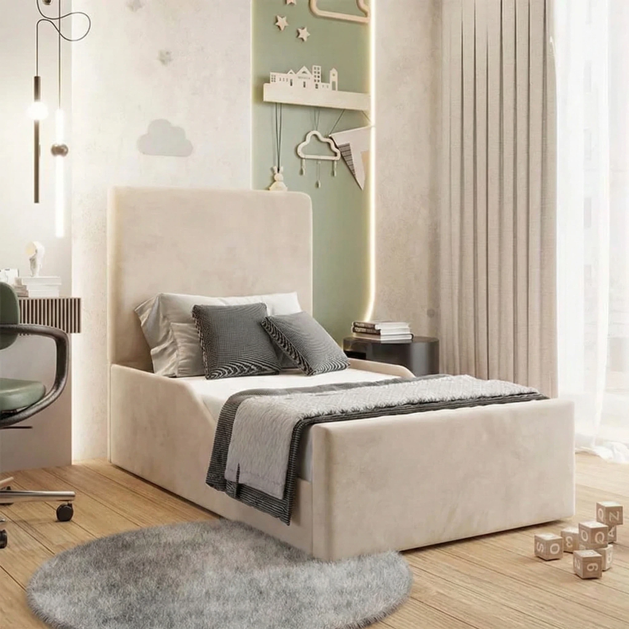 Plush Velvet Ivory